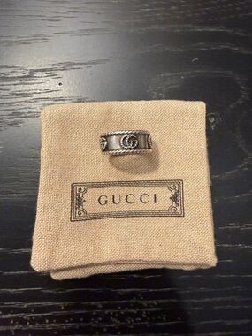 Women’s Gucci GG Marmont Wide Ring